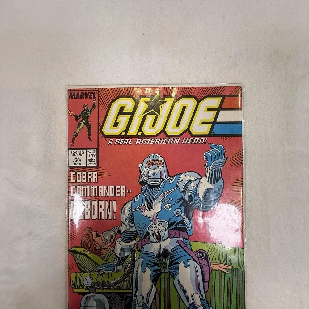 GI Joe A Real American Hero #58 Apr 1987 Marvel Cobra Commander Reborn Comic